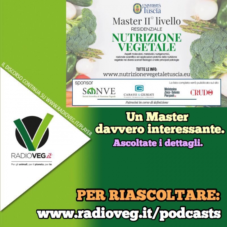 MASTER II LIVELLO NUTRIZIONE VEGETALE RadioVeg.it