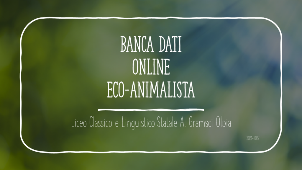 banca dati eco animalista biddau