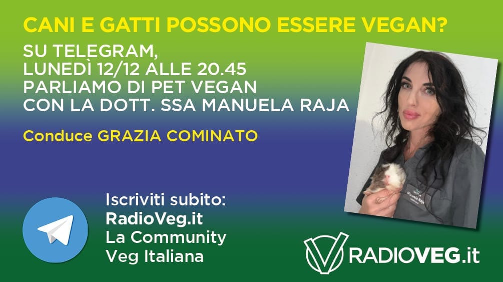 MANUELA RAJA DIRETTA ANIMALI VEG