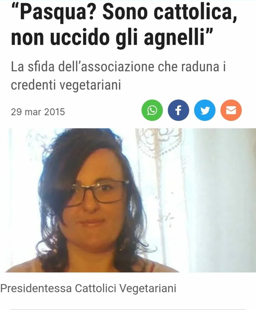 CATTOLICI VEGETARIANI